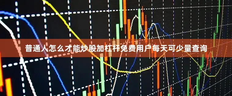 普通人怎么才能炒股加杠杆免费用户每天可少量查询